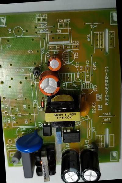 Sample image from PCB Component Detection